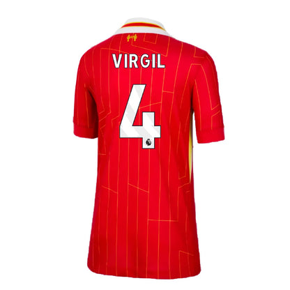 2024-2025 Liverpool Home Shirt (Kids) (Virgil 4)_4