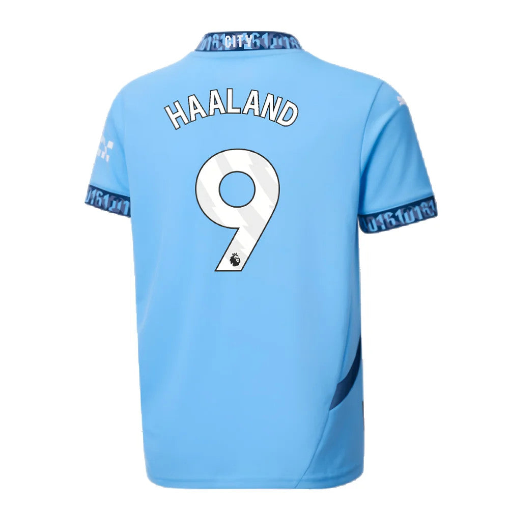 2024-2025 Man City Home Shirt (Kids) (Haaland 9)_4