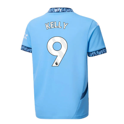 2024-2025 Man City Home Shirt (Kids) (Kelly 9)_4