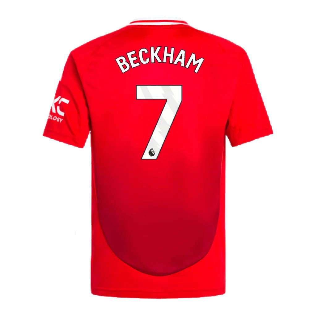 2024-2025 Man Utd Home Shirt (Kids) (Beckham 7)_4