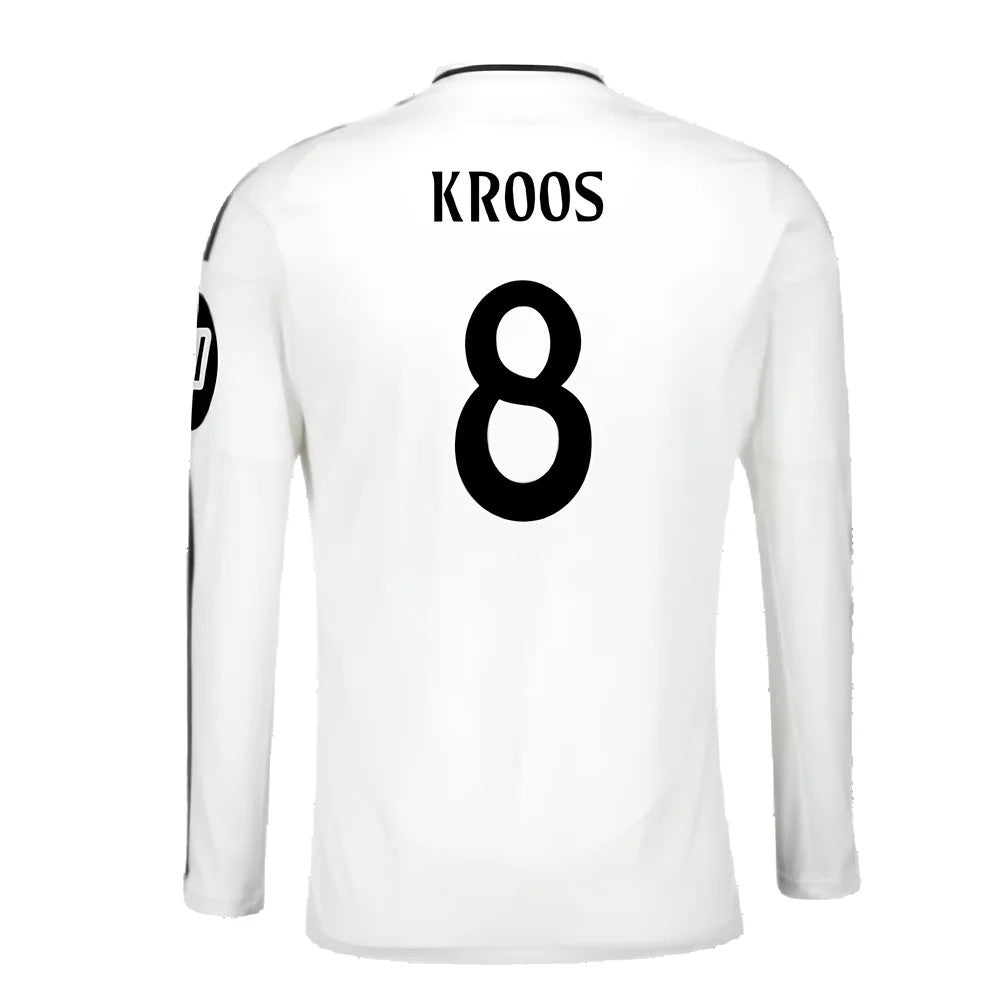 2024-2025 Real Madrid Long Sleeve Home Shirt (Kroos 8)_6
