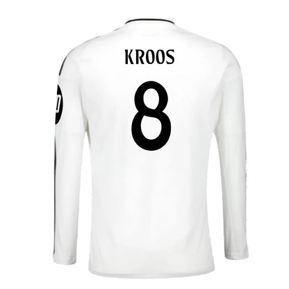 2024-2025 Real Madrid Long Sleeve Home Shirt (Kroos 8)_6