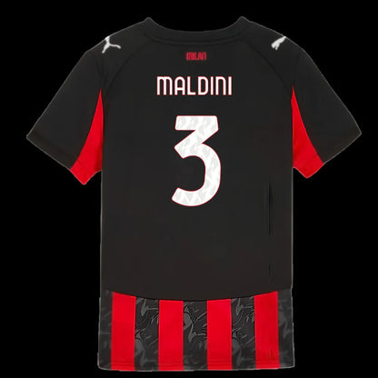 2025-2026 AC Milan Home Shirt (Kids) (Maldini 3)_5