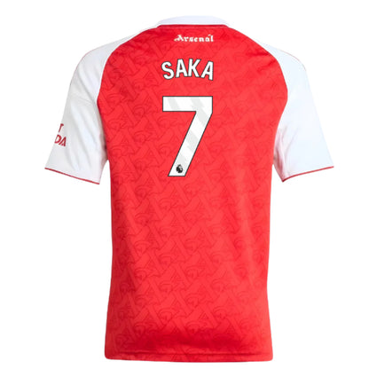 2025-2026 Arsenal Home Shirt (Kids) (Saka 7)_4