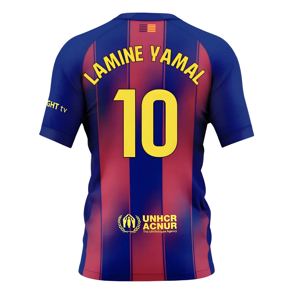 2025-2026 Barcelona Home Shirt (Kids) (Lamine Yamal 10)_3