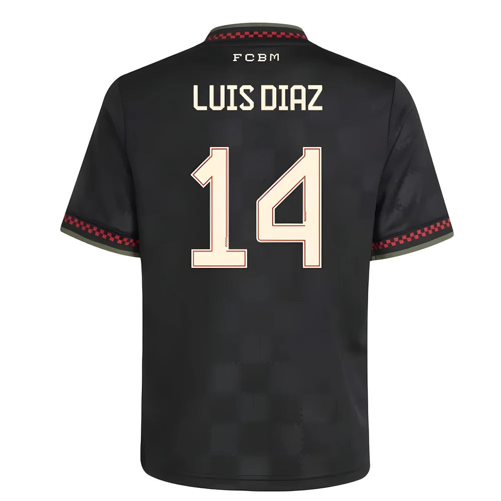 2025-2026 Bayern Munich Third Shirt (Kids) (Luis Diaz 14)_5