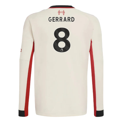 2025-2026 Liverpool Away Long Sleeve Shirt (Kids) (Gerrard 8)_3