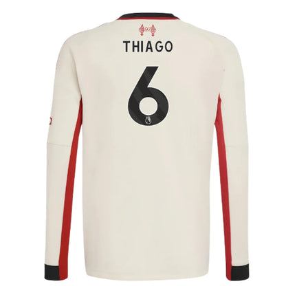2025-2026 Liverpool Away Long Sleeve Shirt (Kids) (Thiago 6)_3