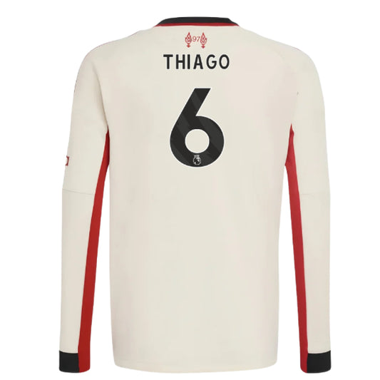 2025-2026 Liverpool Away Long Sleeve Shirt (Kids) (Thiago 6)_3