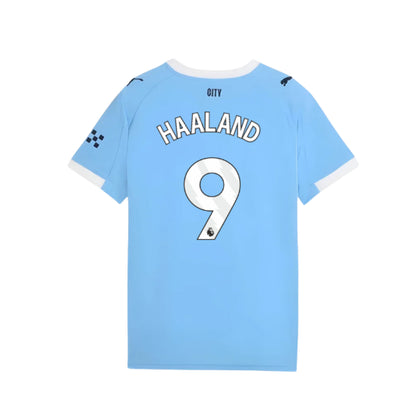 2025-2026 Man City Home Shirt (Kids) (Haaland 9)_3