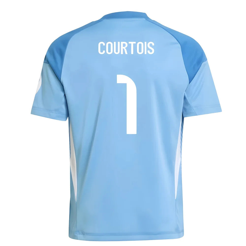 2025-2026 Real Madrid Home Goalkeeper Shirt (Blue) - Kids (Courtois 1)_5