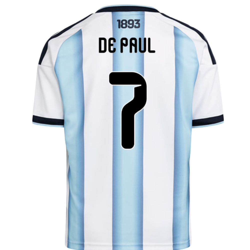 2026-2027 Argentina Home Shirt (Kids) (De Paul 7)_5