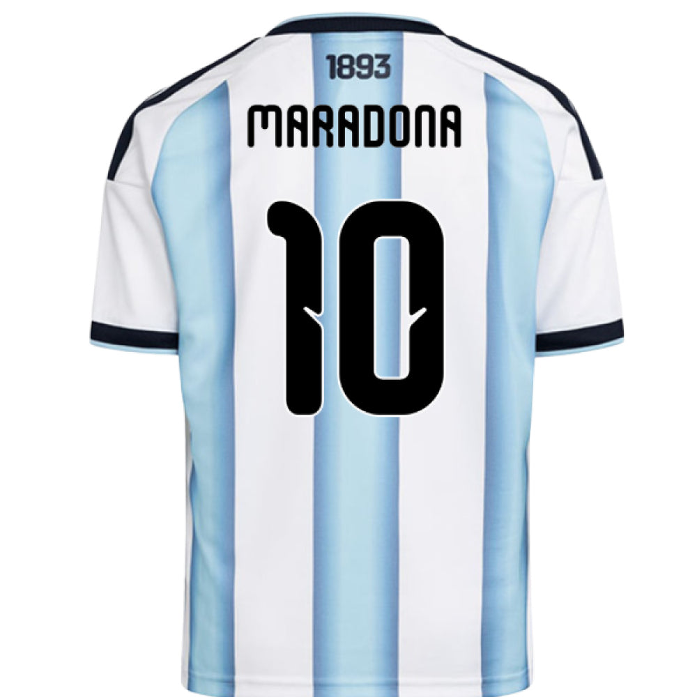 2026-2027 Argentina Home Shirt (Kids) (Maradona 10)_5