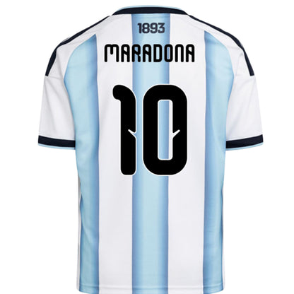 2026-2027 Argentina Home Shirt (Kids) (Maradona 10)_5