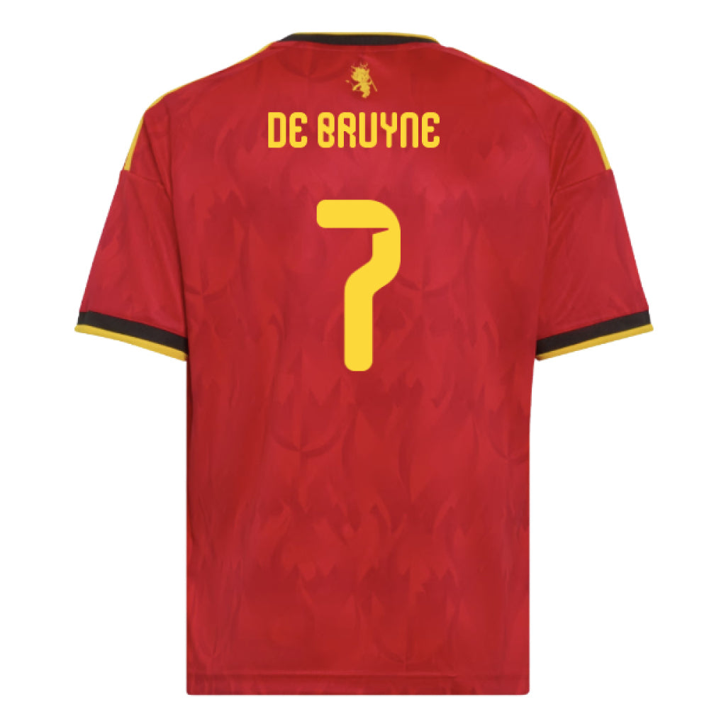 2026-2027 Belgium Home Shirt (Kids) (De Bruyne 7)_4