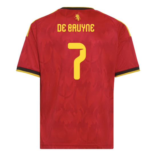 2026-2027 Belgium Home Shirt (Kids) (De Bruyne 7)_4