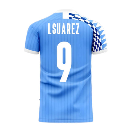 Uruguay 2025-2026 Home Concept Football Kit (Libero) (L SUAREZ 9)_2