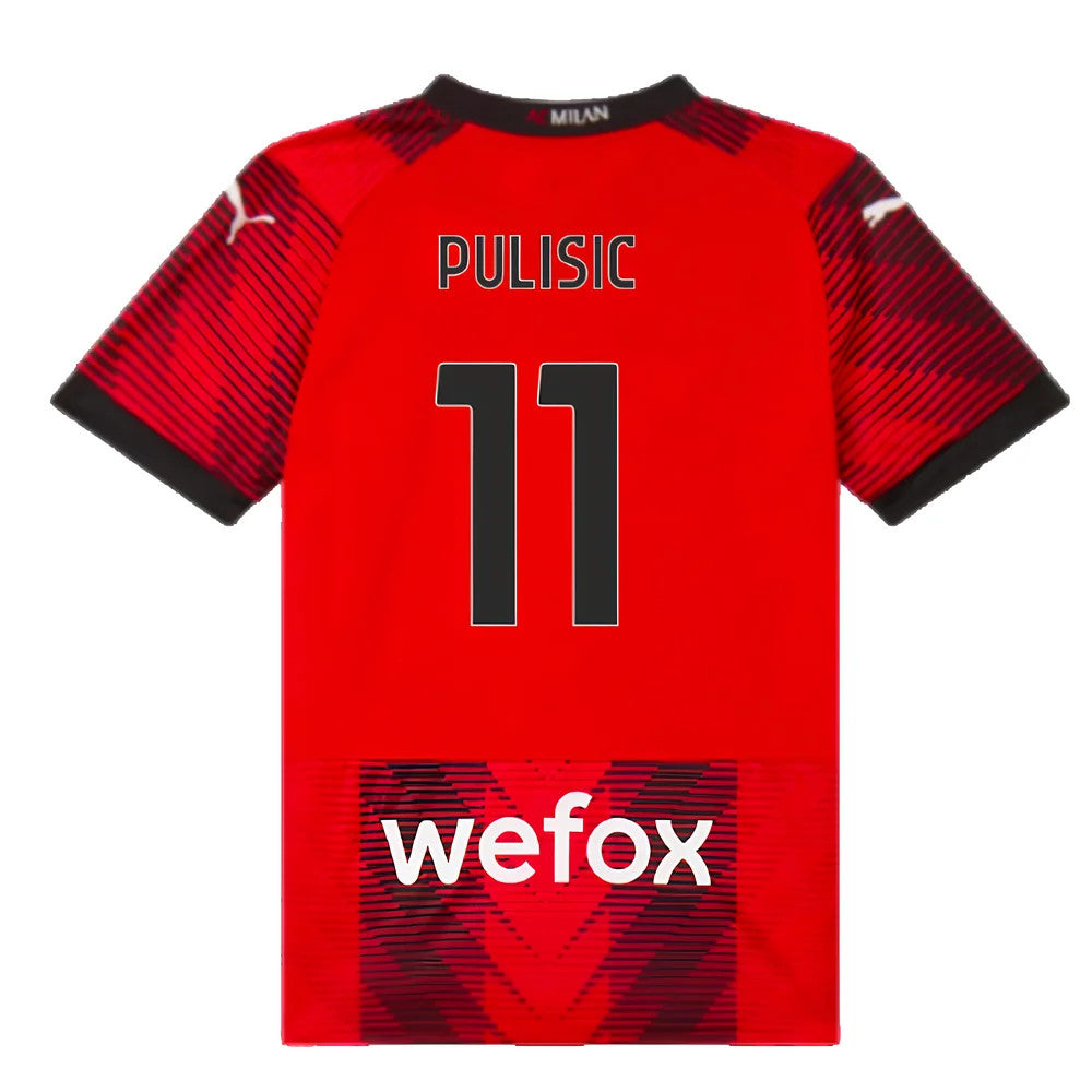 2023-2024 AC Milan Home Shirt (Kids) (Pulisic 11)_4