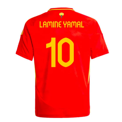 2024-2025 Spain Home Shirt (Kids) (Lamine Yamal 10)_4