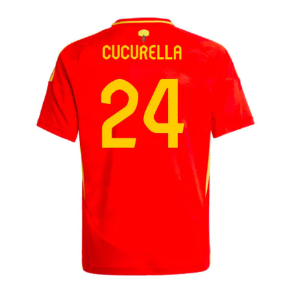 2024-2025 Spain Home Shirt (Kids) (Cucurella 24)_4