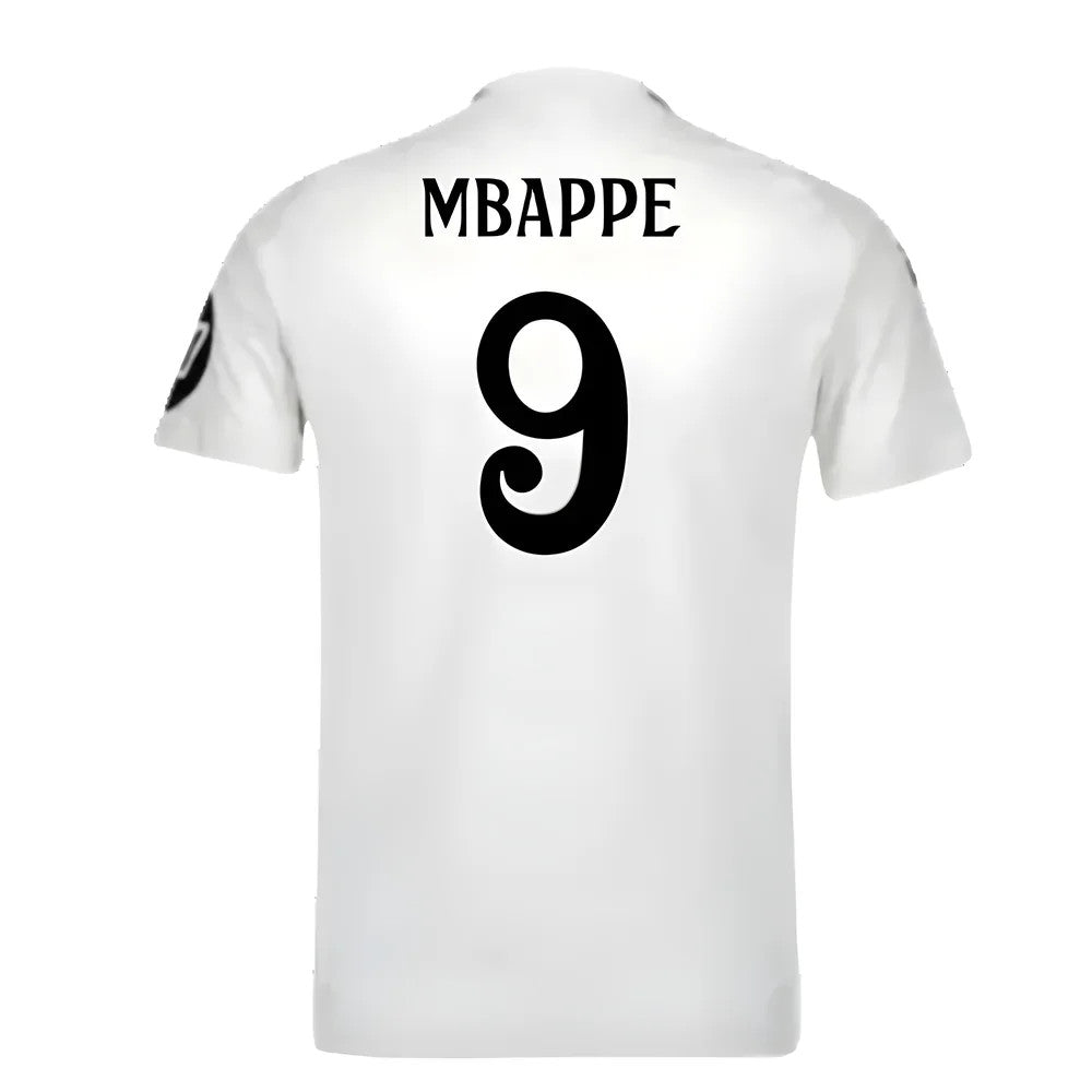 2024-2025 Real Madrid Authentic Home Shirt (Mbappe 9)_4