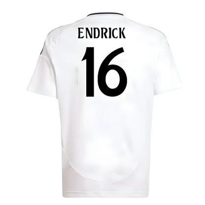 2024-2025 Real Madrid Home Shirt (Kids) (Endrick 16)_4