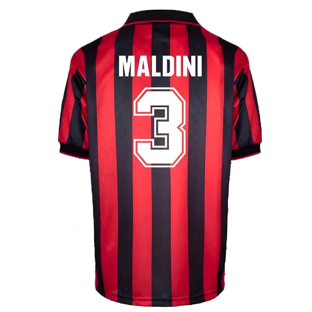 AC Milan 1996 Home Retro Shirt (MALDINI 3)_4