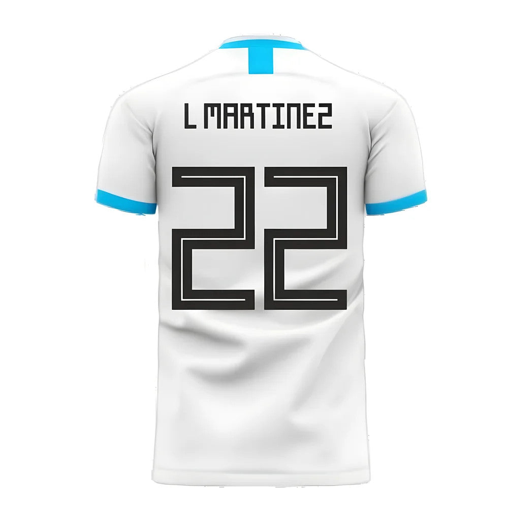 Argentina 2025-2026 Home Concept Football Kit (Libero) (L MARTINEZ 22)_4