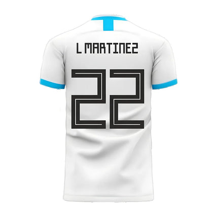Argentina 2025-2026 Home Concept Football Kit (Libero) (L MARTINEZ 22)_4