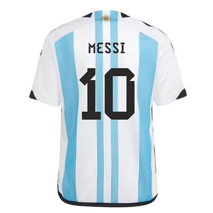 Argentina 2022 World Cup Winners Home Shirt - Kids (MESSI 10)_4