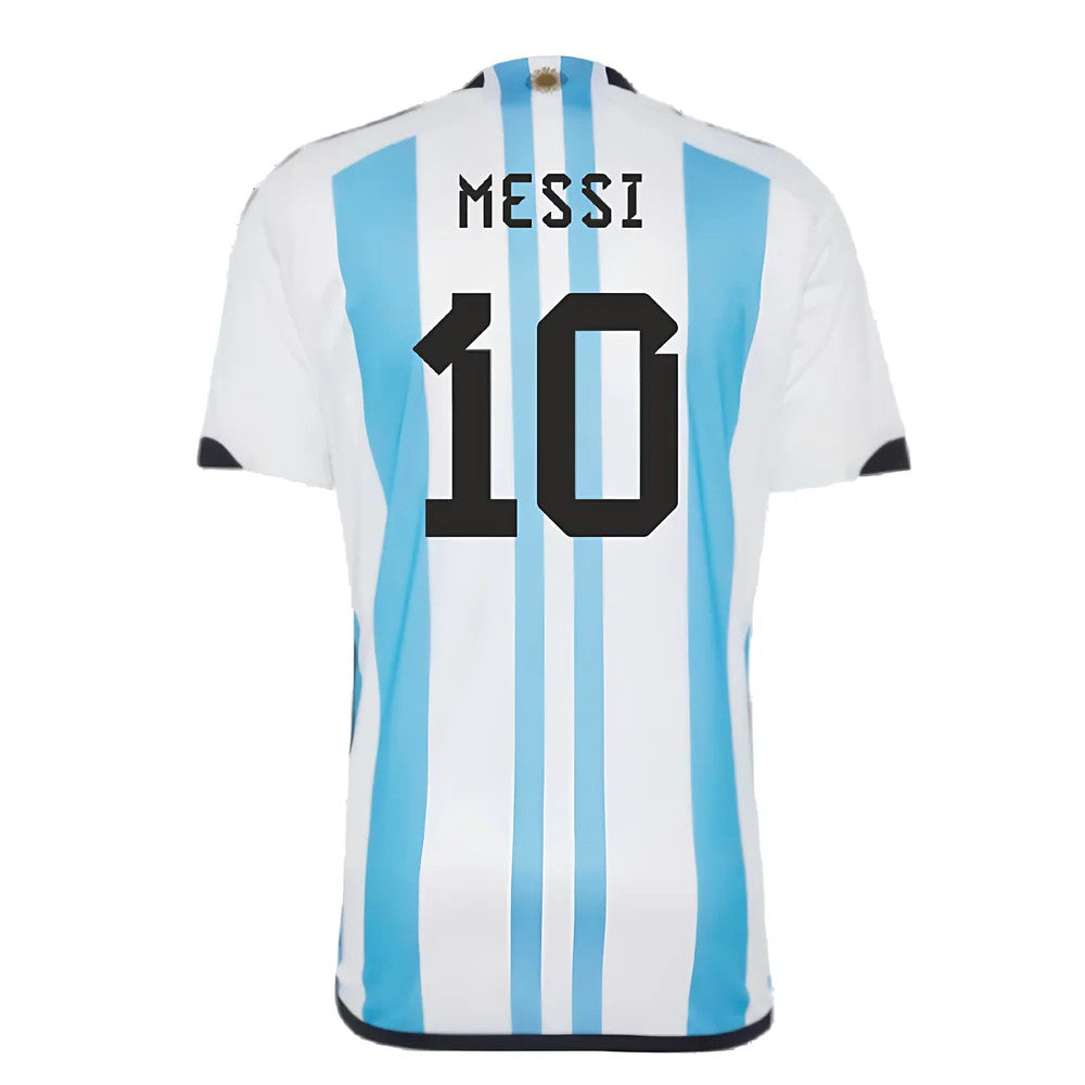 Argentina 2022 World Cup Winners Home Shirt (MESSI 10)_4