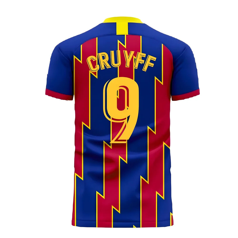  Catalonia 2025-2026 Home Concept Football Kit (Libero) (CRUYFF 9)_4