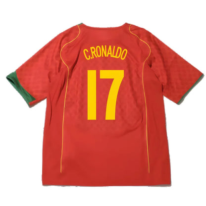 Portugal 2004 Reissue Home Shirt (C.Ronaldo 17)_2
