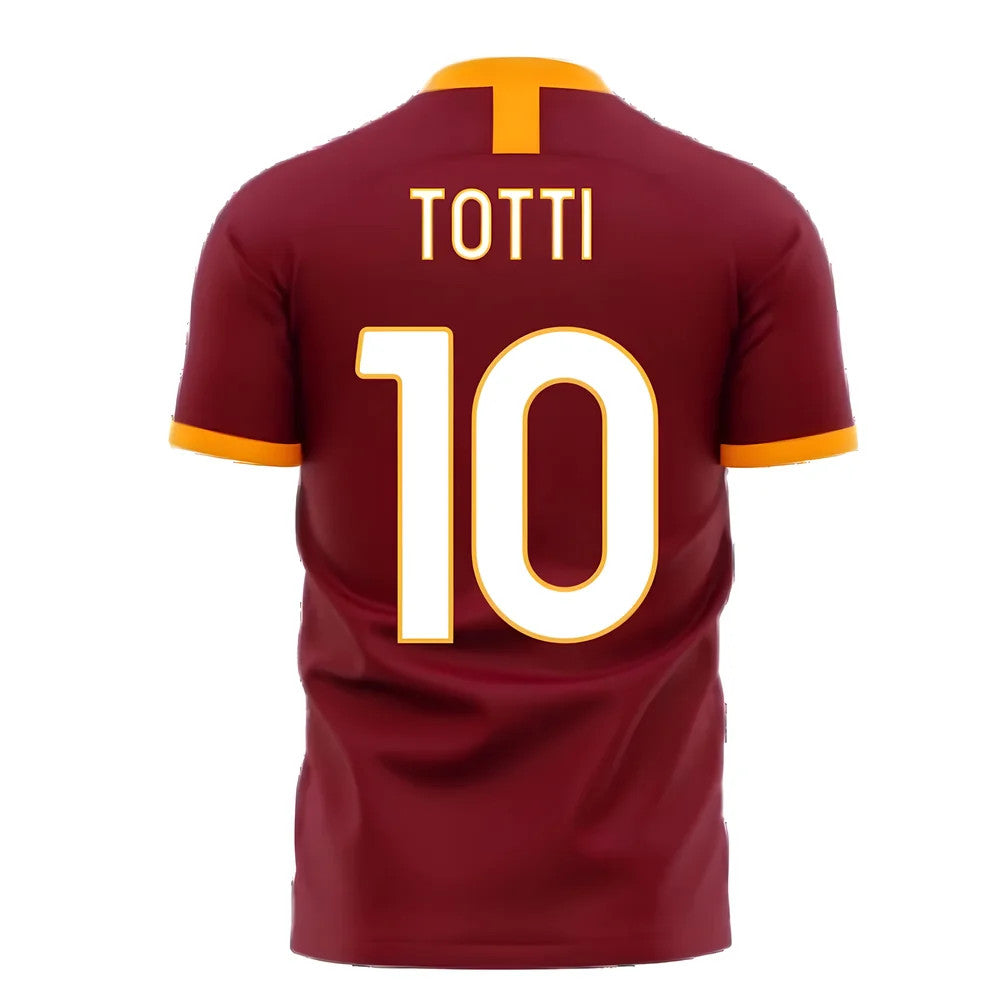 Roma 2025-2026 Home Concept Football Kit (Libero) (TOTTI 10)_2
