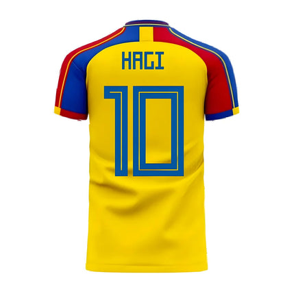 Romania 2025-2026 Home Concept Football Kit (Libero) (HAGI 10)_2