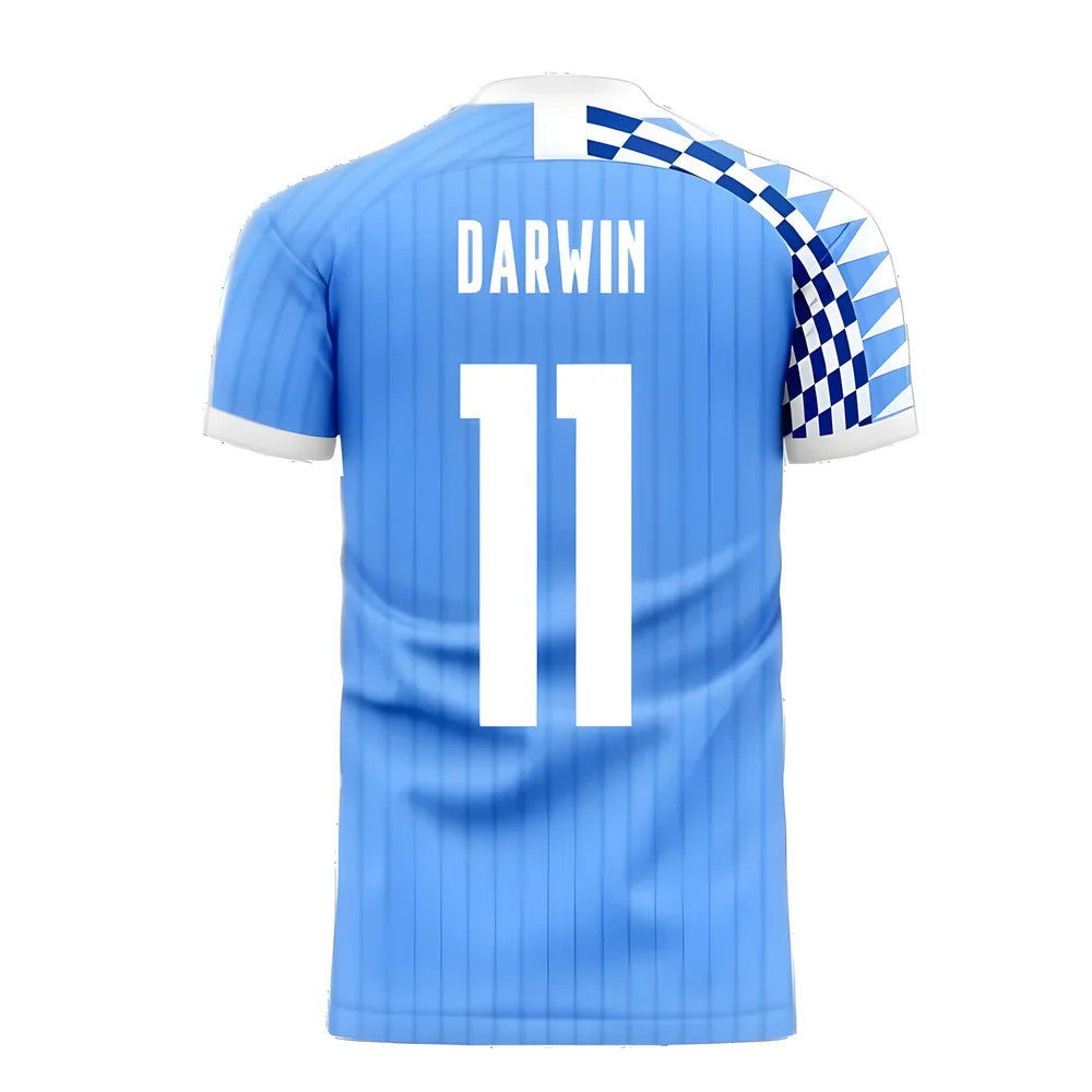 Uruguay 2025-2026 Home Concept Football Kit (Libero) (DARWIN 11)_2