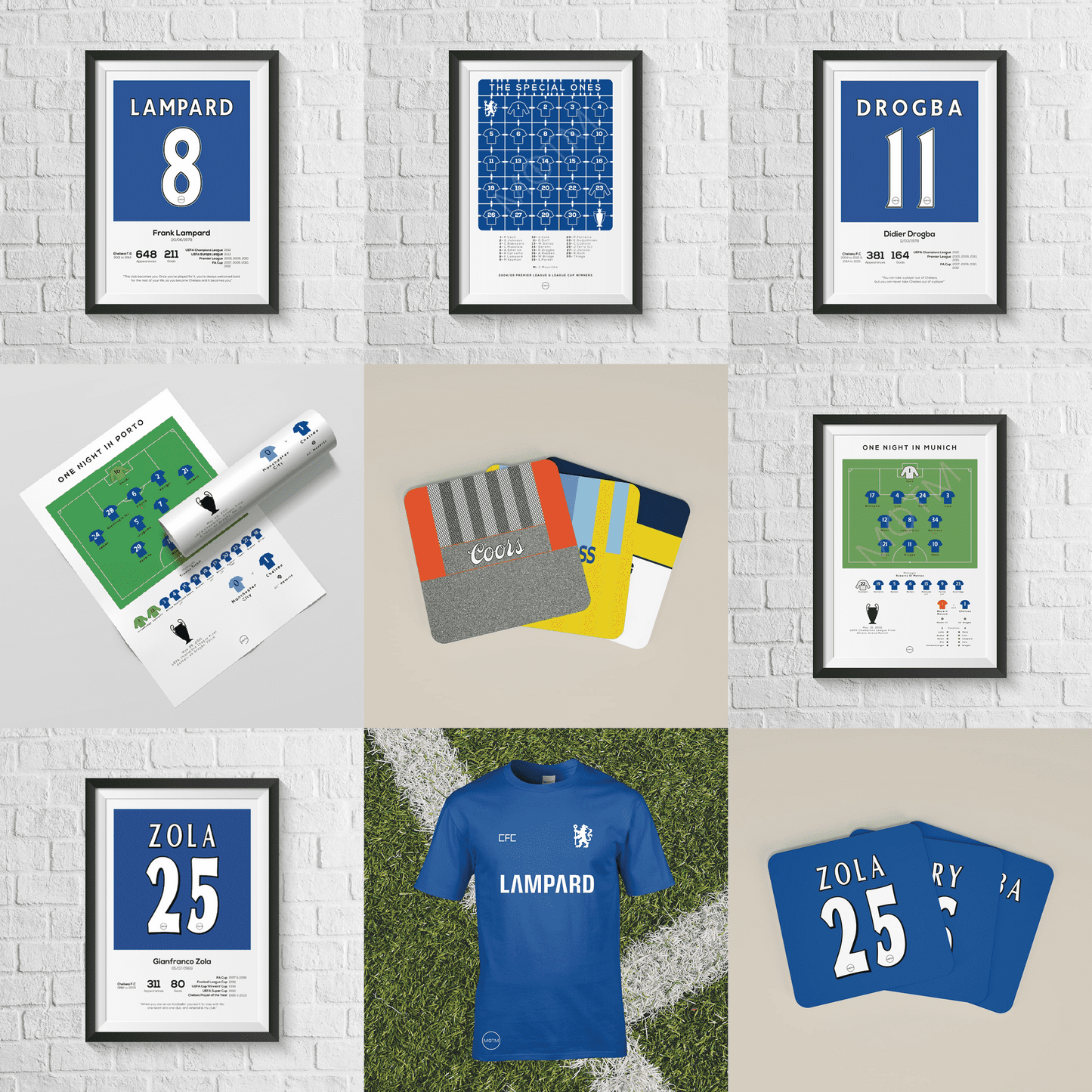 London Blues vs City 2021 European Cup Final Print