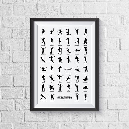 Football's Greatest Goal Celebrations Print