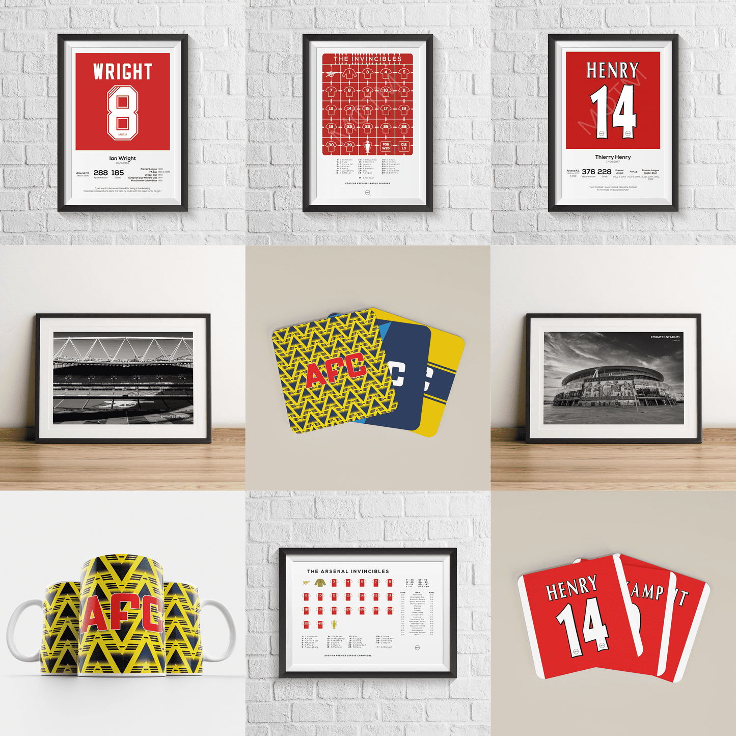 Ian Wright Legend Stats Print