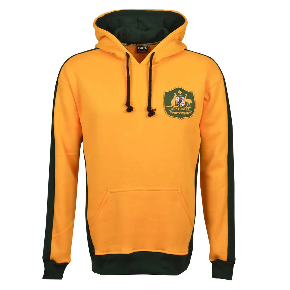 Australia Hoodie 1980s Amber/Bottle Green_1