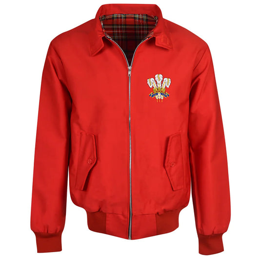 Wales Rugby Red Harrington Jacket_0