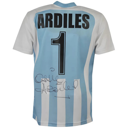 Errea Argentina Number 1 Shirt signed by Ossie Ardiles_0