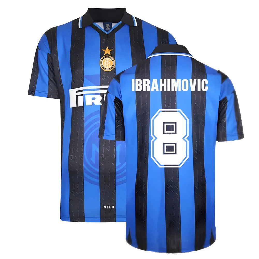 1998 Inter Milan Score Draw Home Shirt (IBRAHIMOVIC 8)_4