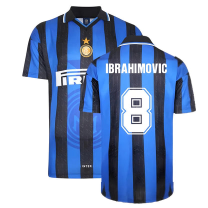 1998 Inter Milan Score Draw Home Shirt (IBRAHIMOVIC 8)_4