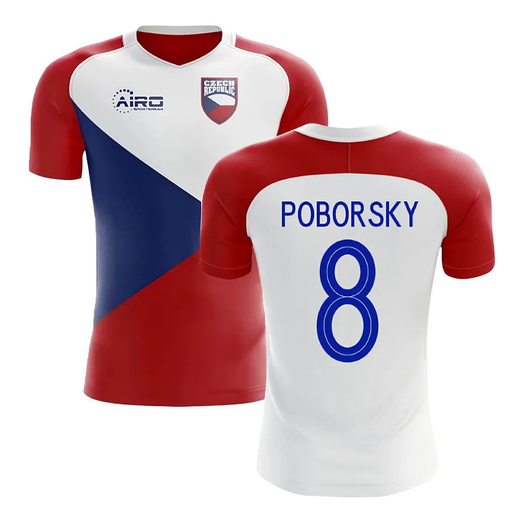 2025-2026 Czech Republic Home Concept Football Shirt (POBORSKY 8)_3