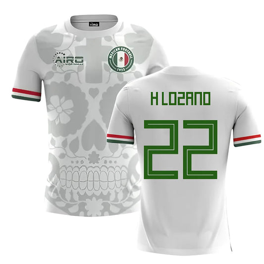 2025-2026 Mexico Away Concept Football Shirt (H.Lozano 22)_4