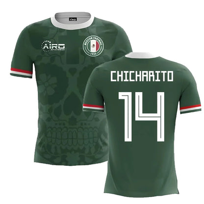 2025-2026 Mexico Home Concept Football Shirt (Chicharito 14)_3