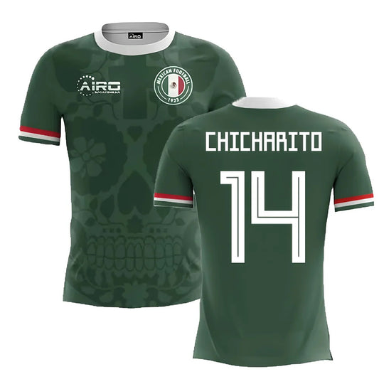 2025-2026 Mexico Home Concept Football Shirt (Chicharito 14)_3