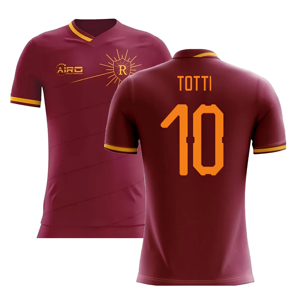 2025-2026 Roma Home Concept Football Shirt (TOTTI 10)_3