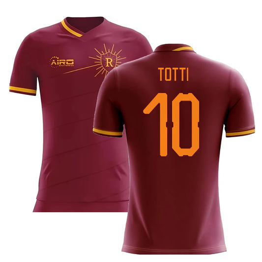 2025-2026 Roma Home Concept Football Shirt (TOTTI 10)_3